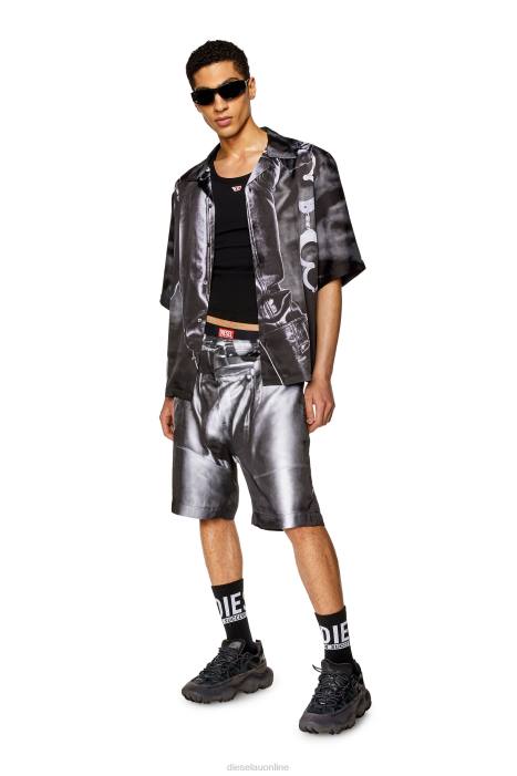 Diesel Men pr-s-mec-23 FLL0289 Apparel Black