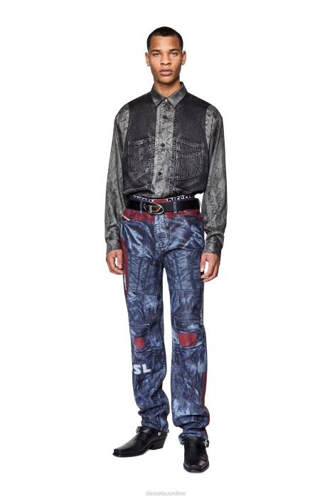 Diesel Men s-gilliam-vest FLL0287 Apparel Grey