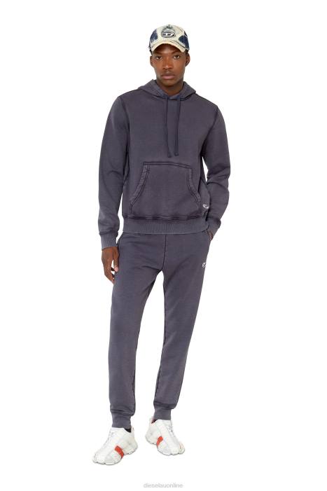 Diesel Men s-ginn-hood-dov-pe FLL0157 Apparel Blue