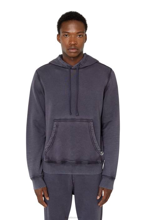 Diesel Men s-ginn-hood-dov-pe FLL0157 Apparel Blue