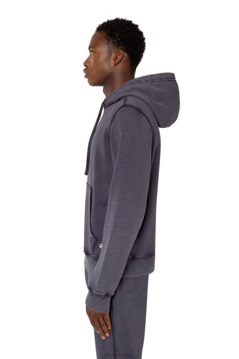 Diesel Men s-ginn-hood-dov-pe FLL0157 Apparel Blue