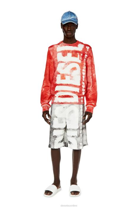 Diesel Men s-giny FLL0136 Apparel Red