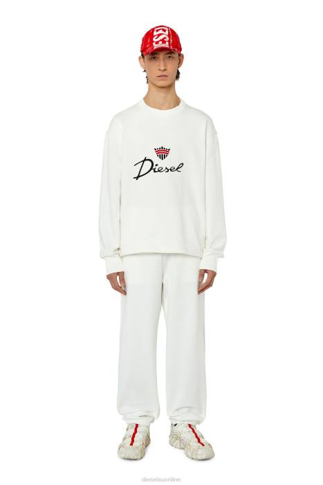 Diesel Men s-macsless FLL0102 Apparel White