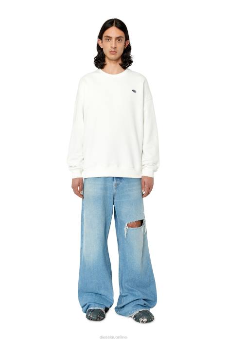 Diesel Men s-rob-doval-pj FLL0146 Apparel White