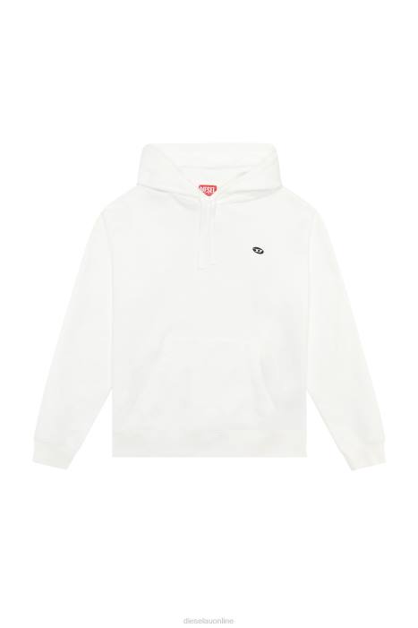 Diesel Men s-rob-hood-doval-pj FLL0147 Apparel White