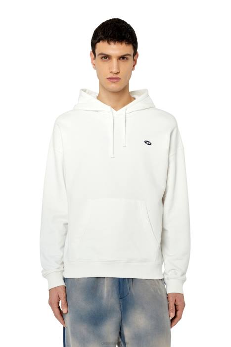 Diesel Men s-rob-hood-doval-pj FLL0147 Apparel White