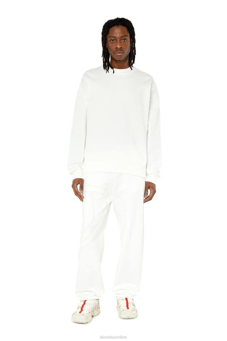 Diesel Men s-rob-megoval FLL0126 Apparel White