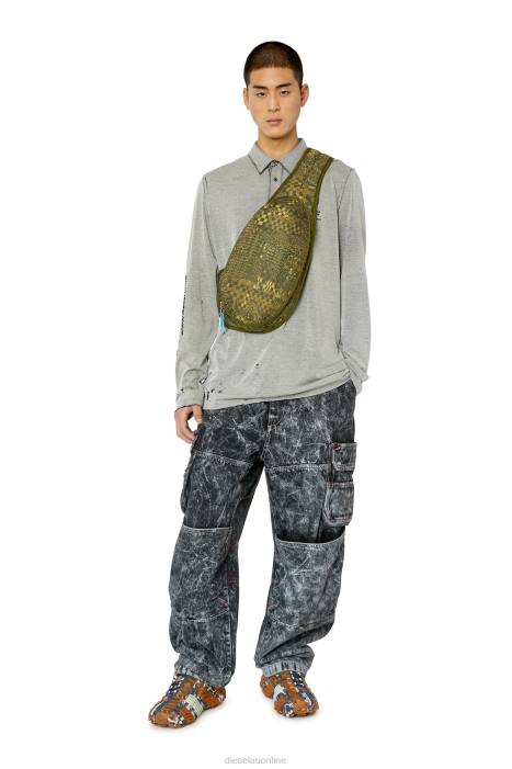 Diesel Men s-hirt FLL0227 Apparel Grey