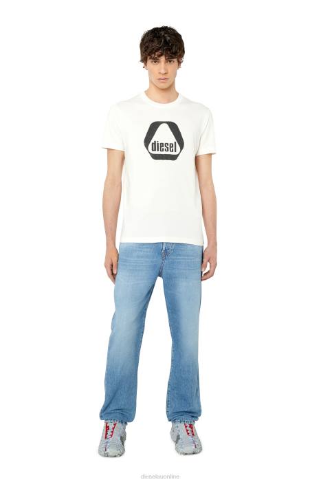Diesel Men t-diegor-g10 FLL0230 Apparel White