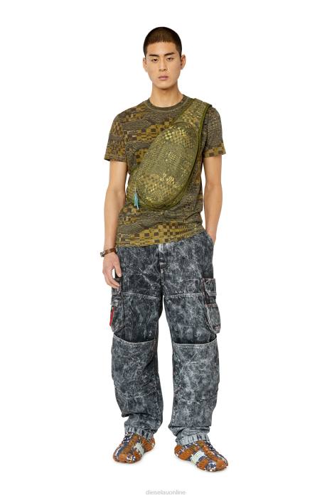 Diesel Men t-diegor-g1 FLL0232 Apparel Olive Green