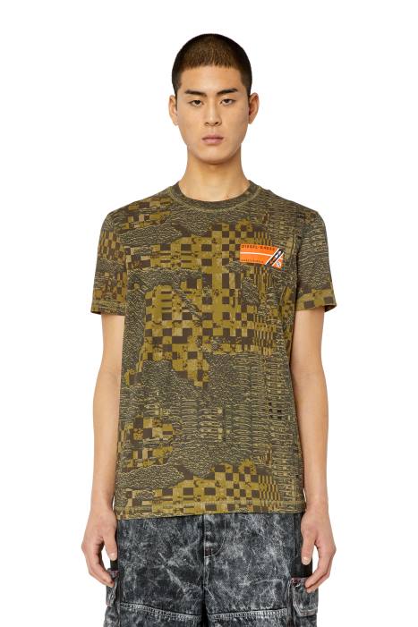 Diesel Men t-diegor-g1 FLL0232 Apparel Olive Green
