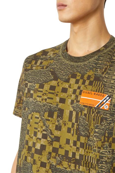 Diesel Men t-diegor-g1 FLL0232 Apparel Olive Green