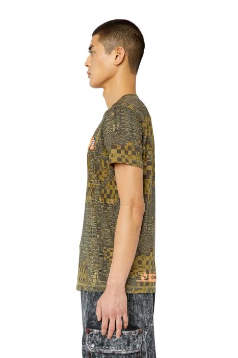Diesel Men t-diegor-g1 FLL0232 Apparel Olive Green