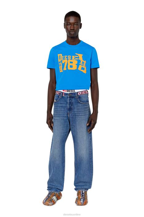 Diesel Men t-diegor-g7 FLL0183 Apparel Blue