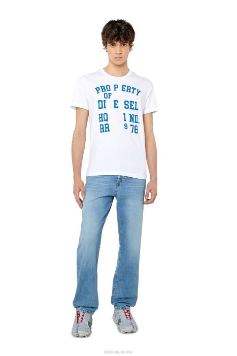 Diesel Men t-diegor-k59 FLL0187 Apparel White