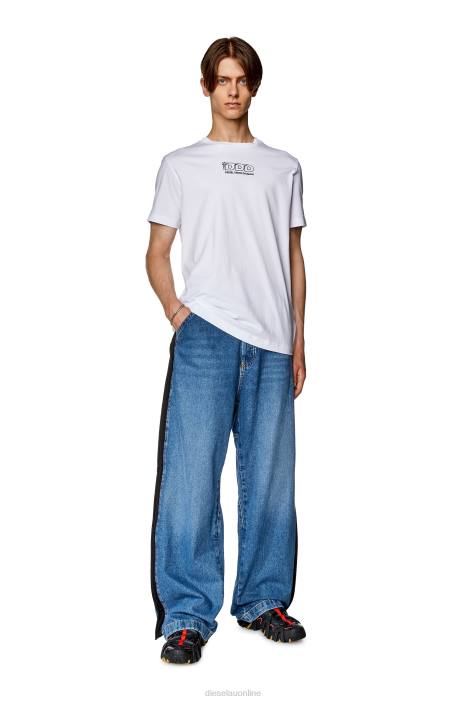 Diesel Men t-diegor-l15 FLL0281 Apparel White