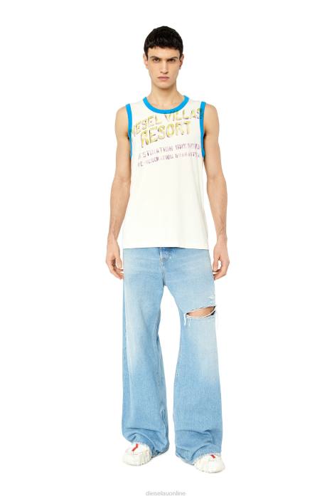 Diesel Men t-hoppy FLL0215 Apparel White