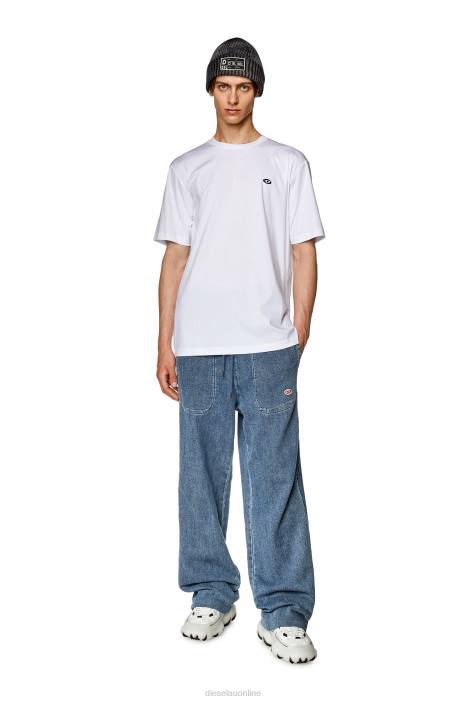Diesel Men t-just-doval-pj FLL0198 Apparel White