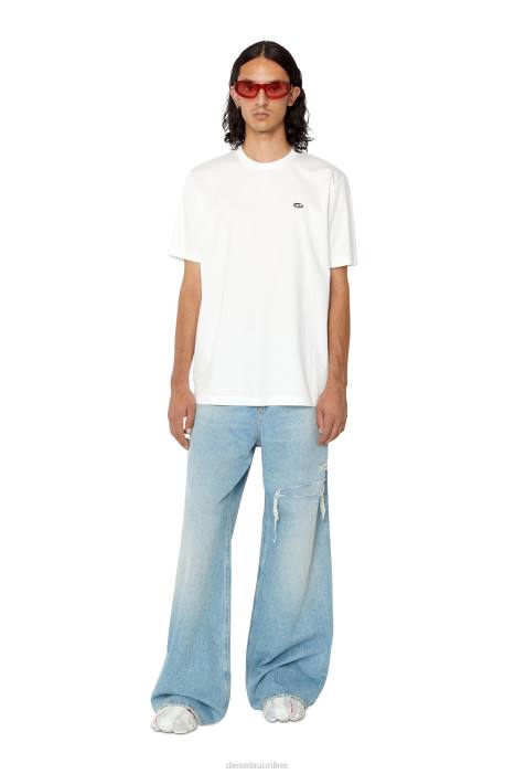 Diesel Men t-just-doval-pj FLL0249 Apparel White
