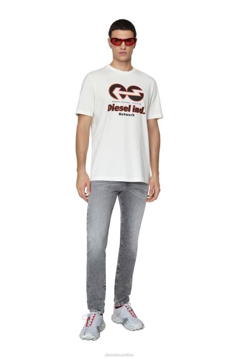 Diesel Men t-just-e18 FLL0200 Apparel White