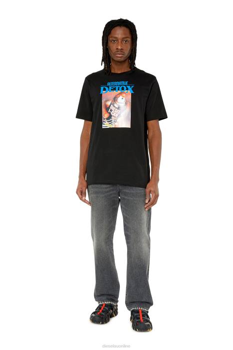 Diesel Men t-just-g4 FLL0177 Apparel Black