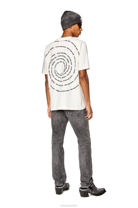 Diesel Men t-just-l8 FLL0261 Apparel White
