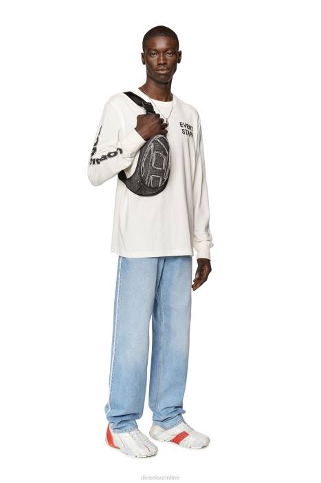 Diesel Men t-just-ls-l3 FLL0264 Apparel White