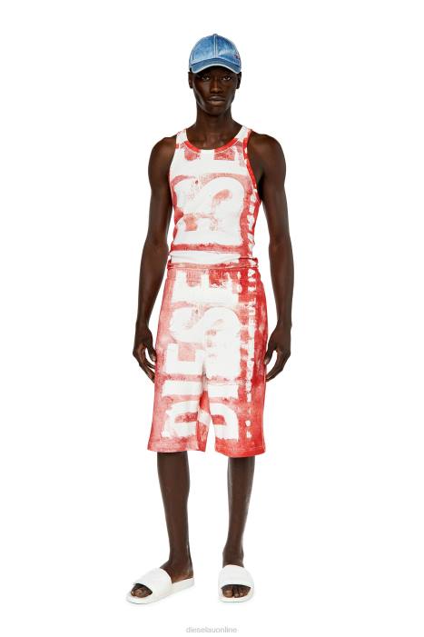 Diesel Men t-lift-g1 FLL0253 Apparel Red