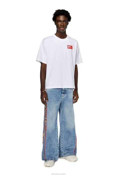 Diesel Men t-nlabel FLL0241 Apparel White