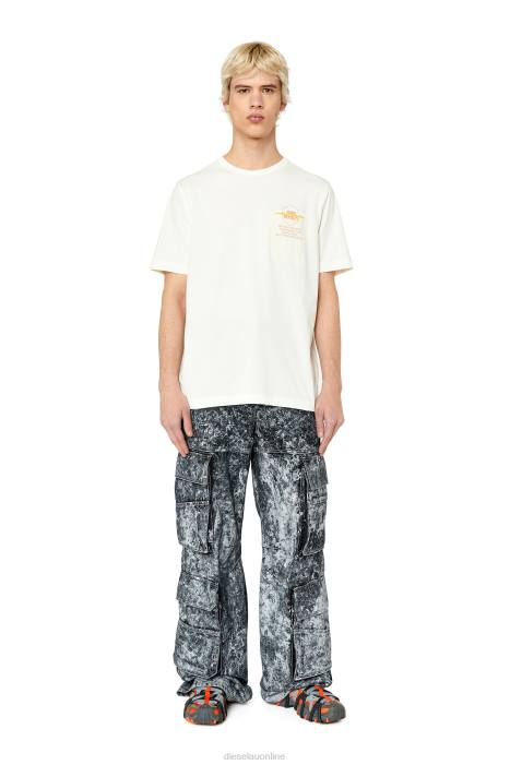 Diesel Men t-pouch FLL0222 Apparel White