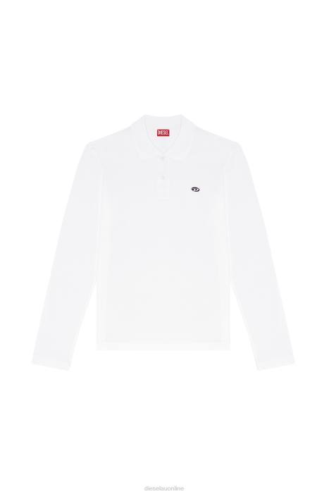 Diesel Men t-smith-ls-doval-pj FLL0279 Apparel White