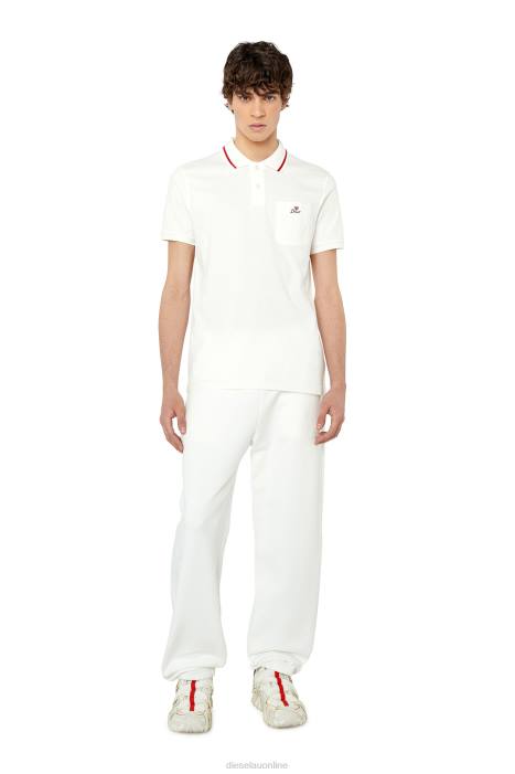 Diesel Men t-smith-poc FLL0178 Apparel White