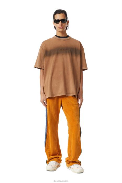 Diesel Men t-wash-c5 FLL0208 Apparel Brown
