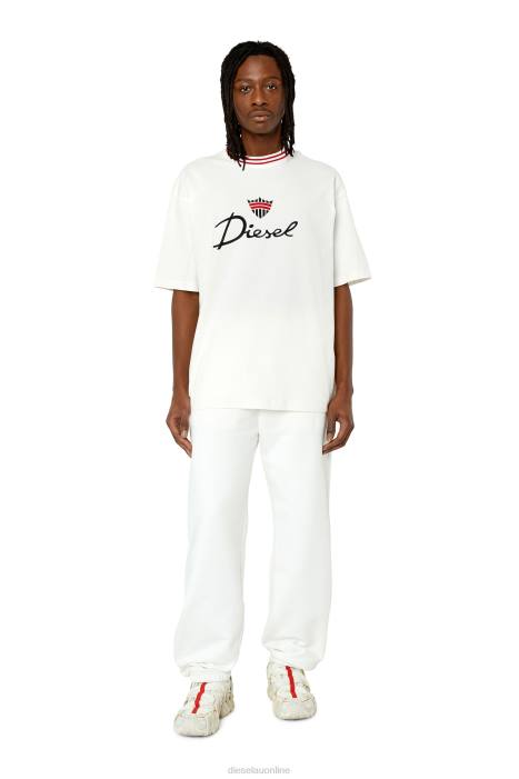 Diesel Men t-wash-g6 FLL0229 Apparel White