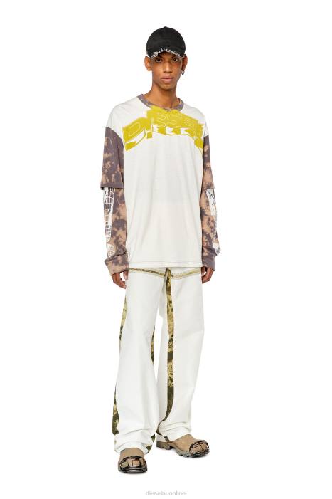 Diesel Men t-wesher FLL0191 Apparel White