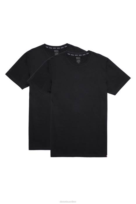 Diesel Men umtee-randal-tube-twopack FLL0443 Apparel Black