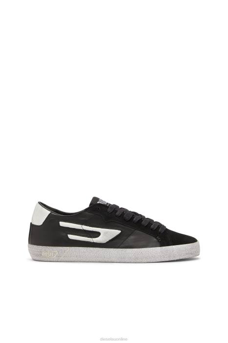 Diesel Men s-leroji low FLL0533 Footwear Black/White
