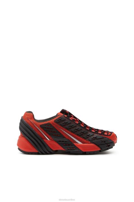 Diesel Men s-prototype v2 FLL0523 Footwear Black/Red
