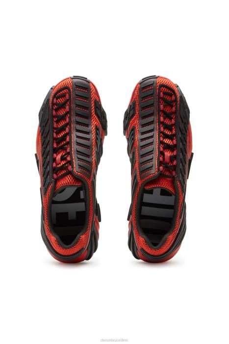 Diesel Men s-prototype v2 FLL0523 Footwear Black/Red