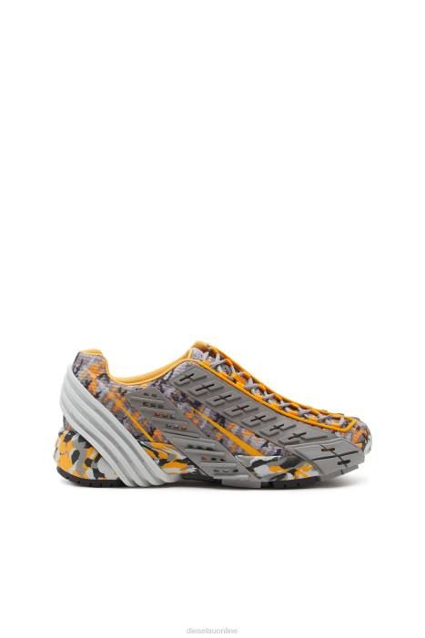 Diesel Men s-prototype v2 FLL0532 Footwear Grey/Orange