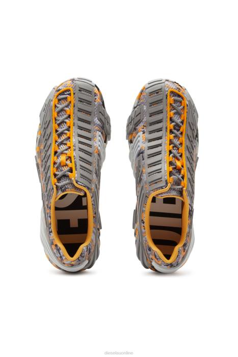 Diesel Men s-prototype v2 FLL0532 Footwear Grey/Orange