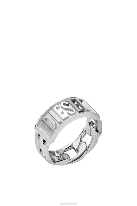 Diesel Unisex dx1347 FLL0733 Accessory Silver