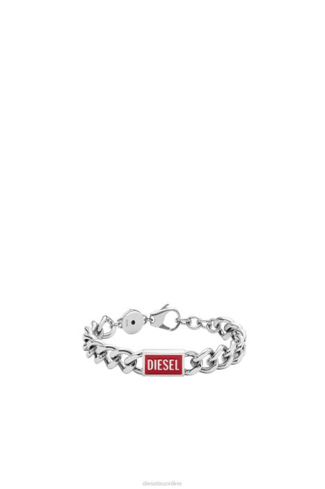 Diesel Unisex dx1371 FLL0738 Accessory Silver