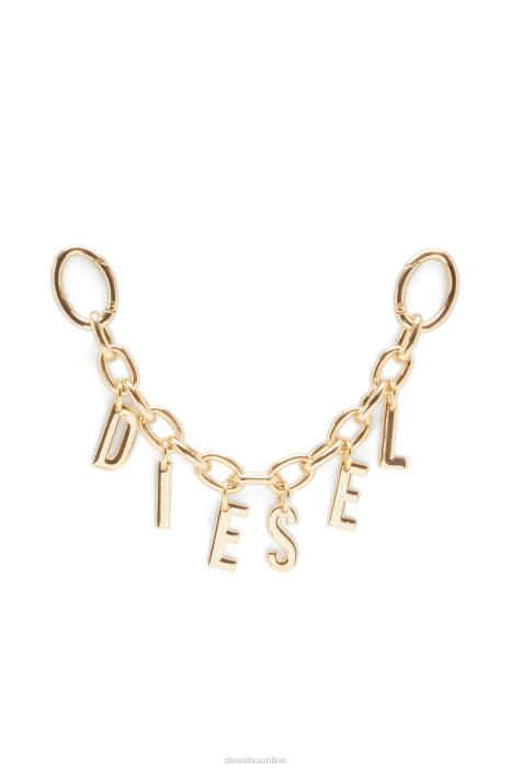 Diesel Women a-letters charm FLL01131 Accessory Gold