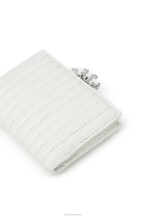 Diesel Women bi-fold zip FLL01129 Accessory White