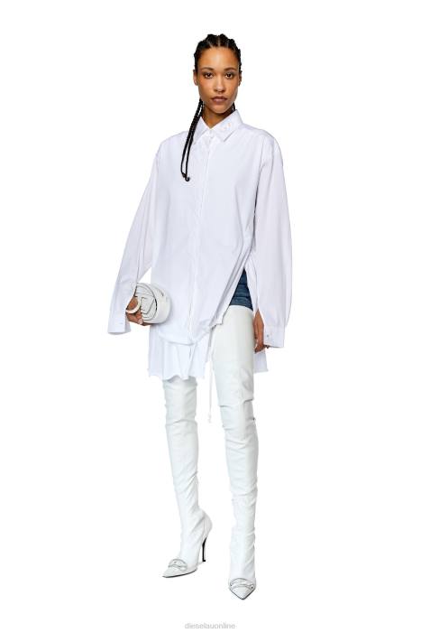 Diesel Women c-entela FLL0824 Apparel White