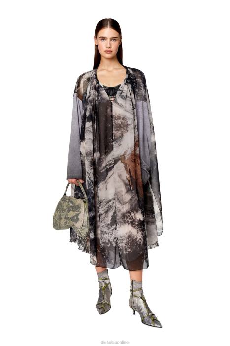 Diesel Women d-lav FLL0812 Apparel Black