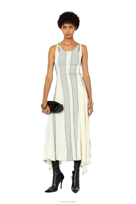 Diesel Women d-lin FLL0839 Apparel Blue/White