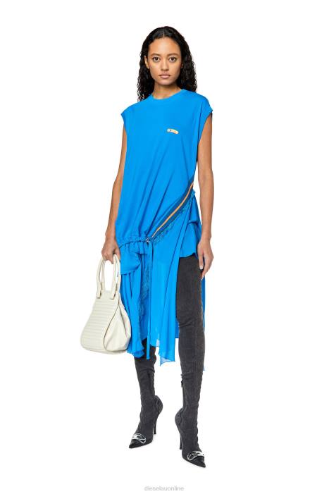 Diesel Women d-rollace FLL0831 Apparel Blue