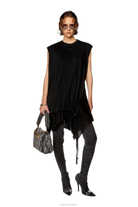 Diesel Women d-rolletty-nw FLL0806 Apparel Black